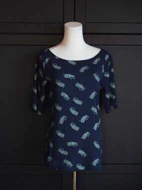 Cleo | 100% Cotton, Boat Neck Tee